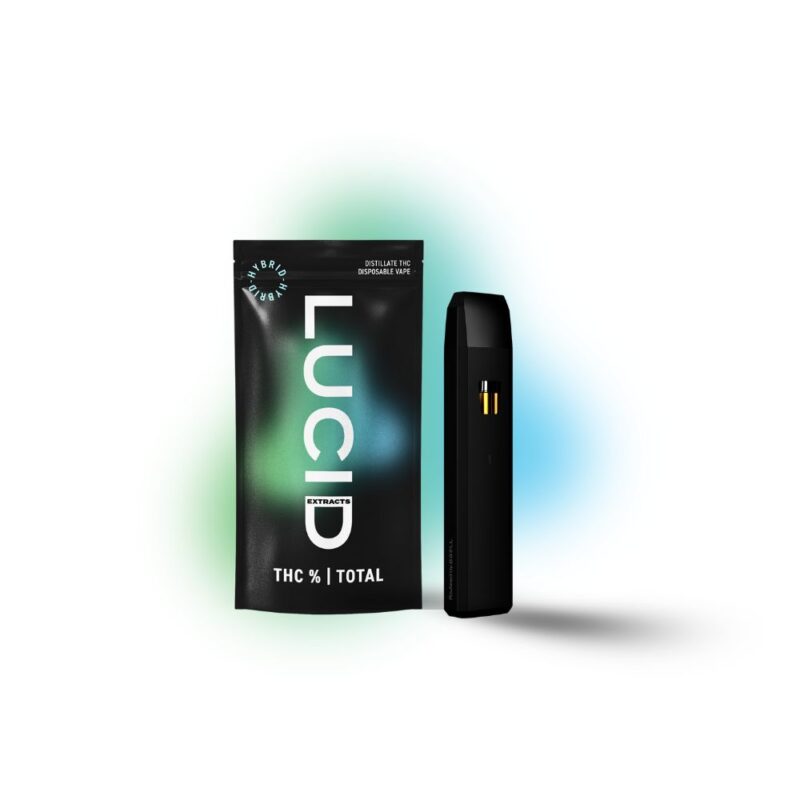 LUCID 2g Disposable THC Vape Pen - Bacio Gelato (Hybrid)