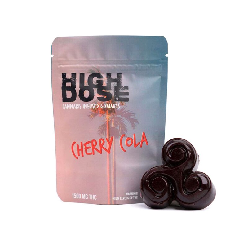 High Dose THC Gummies 500mg (Cherry Cola)