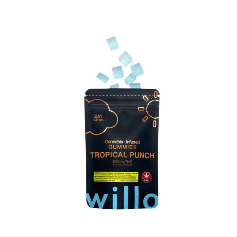 Willo 500mg THC Gummies - Tropical Punch